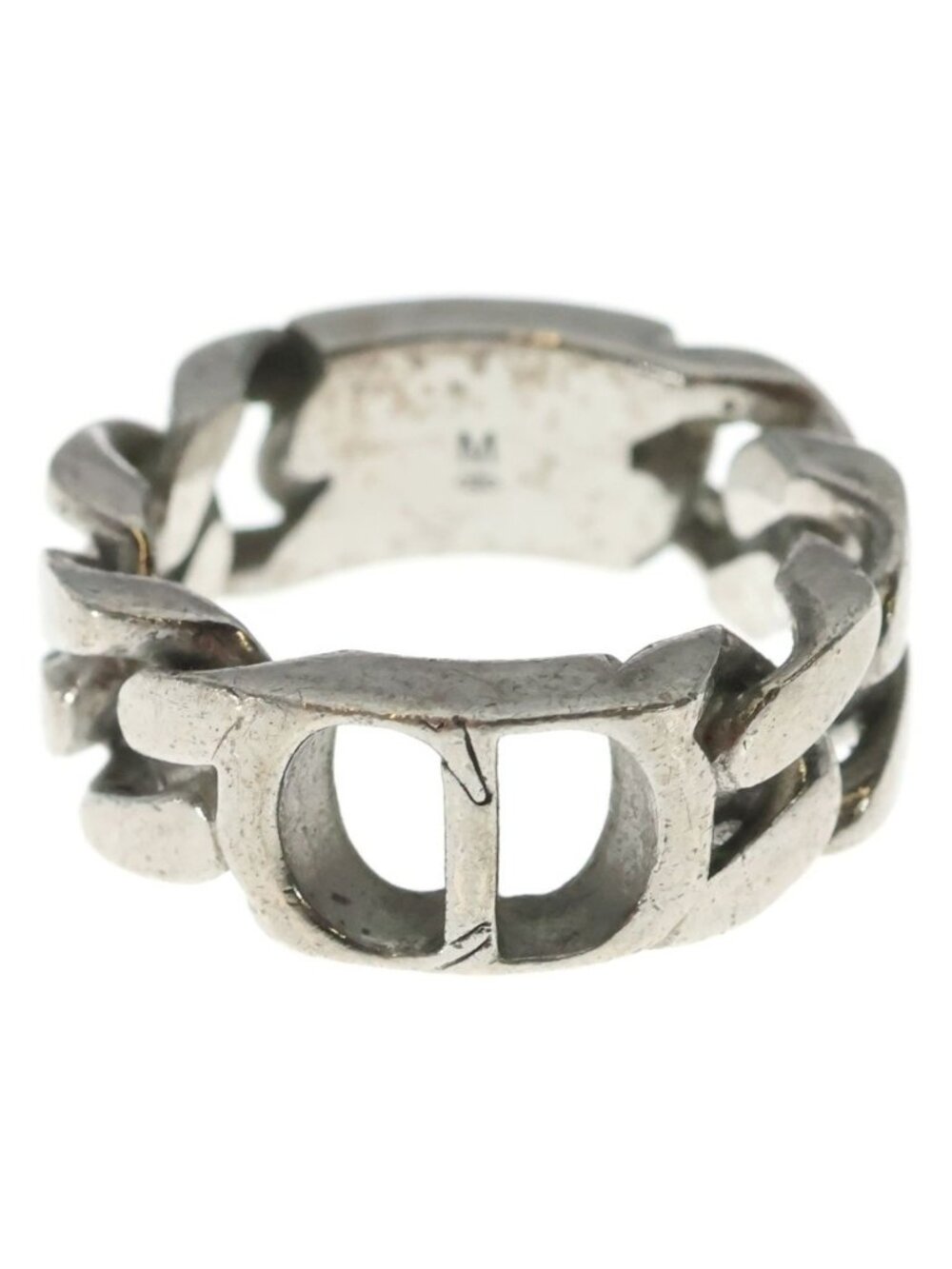 Dior CD Icon Chain Ring Silver